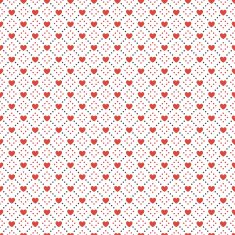 Seamless geometric pattern with hearts Vector illustration N6