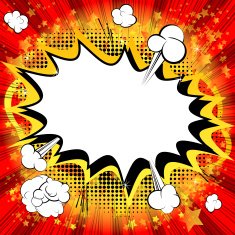 Comic book blank background N5