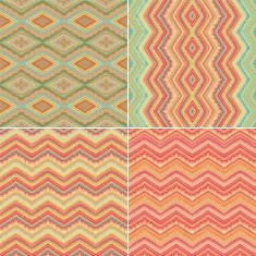 Set of seamless zigzag patterns N3
