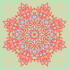 Flower Mandala Abstract background N9