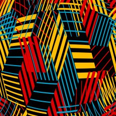 abstract colorful stripe pattern background N19