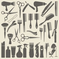Contour of Hair Salon Objects