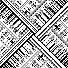 abstract black and white stripe pattern background N29