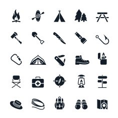 Camping icon