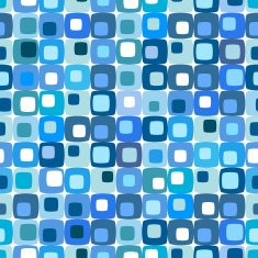 Retro blue tiled background pattern