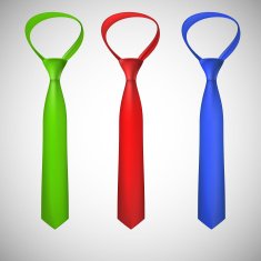 Neck ties collection Vector illustration N2