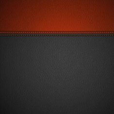 Leather Texture Background with Stitched Red Stripe N2