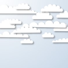 abstract white cloud pattern background