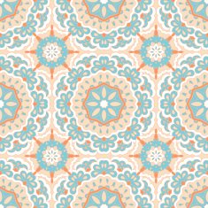 Arabesque seamless pattern N43