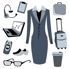 bussiness woman accessories set N2