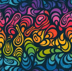 Abstract seamless background in rainbow colors N2