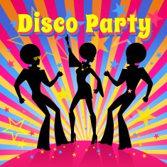 Disco party Vector illustration