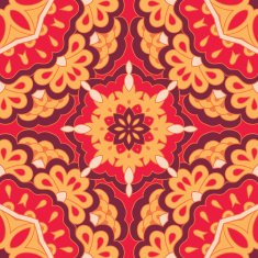 Arabesque seamless pattern N44