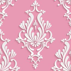 Vector Floral Damask Seamless Pattern N6