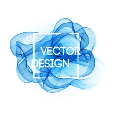 Abstract curved lines background Template brochure design N176