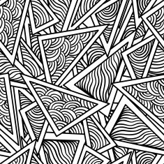 abstract seamless pattern of geometric figures