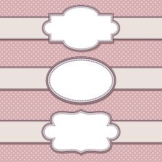 vector set simple texture and vintage ribbons