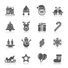 Christmas Element Icons N16