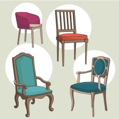 Vector Set of Armchairs N2