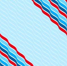 Invitation with abstract geometric pattern N3