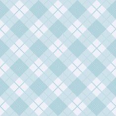 Blue seamless tartan pattern vector background