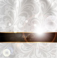 Floral Retro Background for Vintage Design N1536