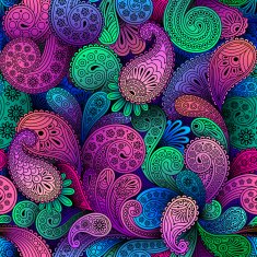 seamless pattern with paisley N22