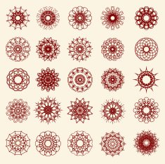 vector ornament set
