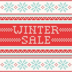Winter Sale - northern style knitted pattern