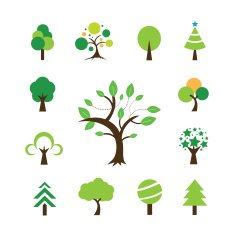 tree symbol set