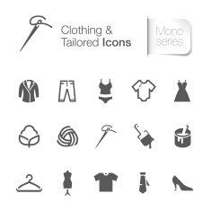 clothing & tailored related icon