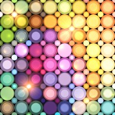 Abstract circle lights vector background N3
