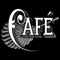 Vintage retro coffee typographic style Black Background Vector N2