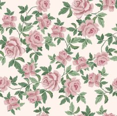 Seamless Vintage Flower Pattern N45