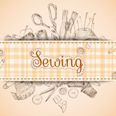 Sewing paper card N2
