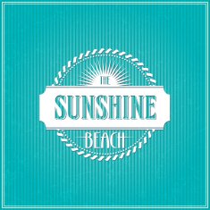 Retro elements for Summer calligraphic designs N8