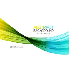 Abstract curved lines background Template brochure design N183