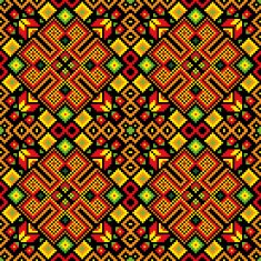 Ethnic mosaic background