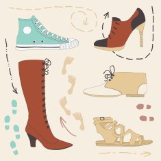Set of Various Shoes N2