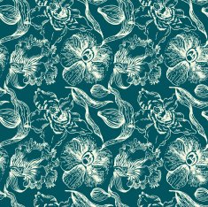 Seamless Floral Pattern N905