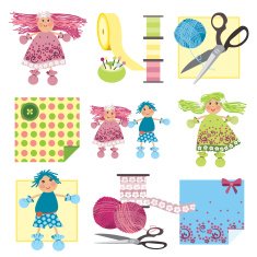Craft icons &ndash; Rag Dolls N2