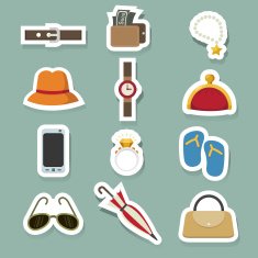 Fashion icons sticker