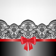 lace floral frame N15