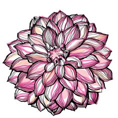 Flower decorative watercolor background