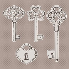 keys illustration in vector N2