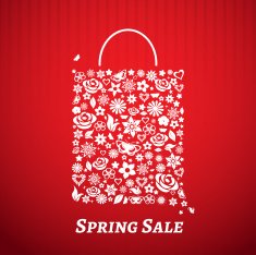 Shopping bag for Spring Sale