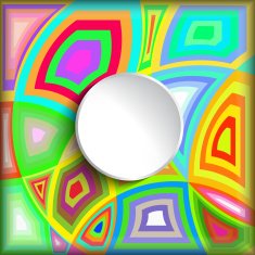 Abstract Geometrical Shapes Design Speech Bubble 3d N3