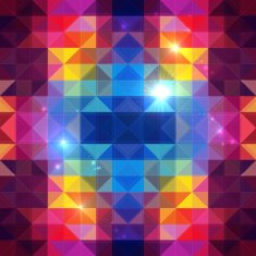 Abstract colorful triangles vector background N2