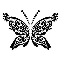 Beautiful butterfly tattoo N6