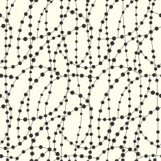 Seamless pattern with rings and lines